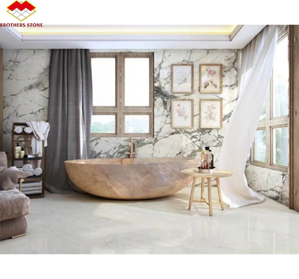 Modern Design Style Luxury Stone Snowy River Marmurowe płyty do projektowania wnętrz