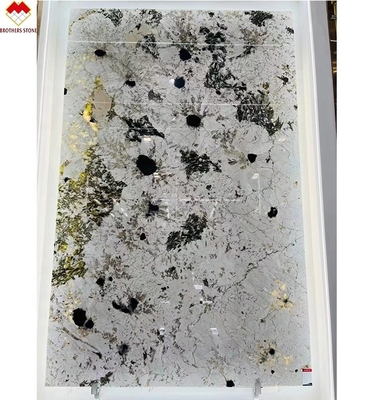 Brazylijski przezroczysty Alpinus Granit Super Crystal Eksotic Natural Backlit Patagonia Kwarcyt Kamień Panel ściany