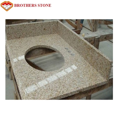 G682 Zardzewiałe żółte granitowe płyty kamienne, G682 Sunset Gold Granit Modny wygląd