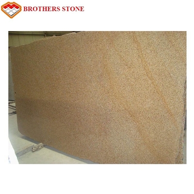 G682 Zardzewiałe żółte granitowe płyty kamienne, G682 Sunset Gold Granit Modny wygląd