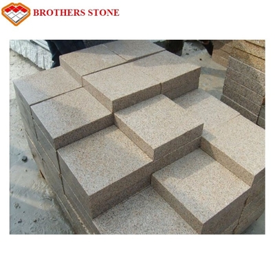 G682 Zardzewiałe żółte granitowe płyty kamienne, G682 Sunset Gold Granit Modny wygląd