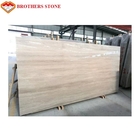 Chiny Szary / biały drewniany marmur żyłkowy do kamienia podłogowego / ściennego