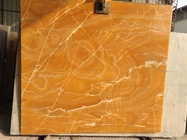 Translucent Honey Onyx Slab Bursztynowy Marmur Antyczny Bookmatch Pomarańczowy Siena Stone