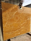 Translucent Honey Onyx Slab Bursztynowy Marmur Antyczny Bookmatch Pomarańczowy Siena Stone