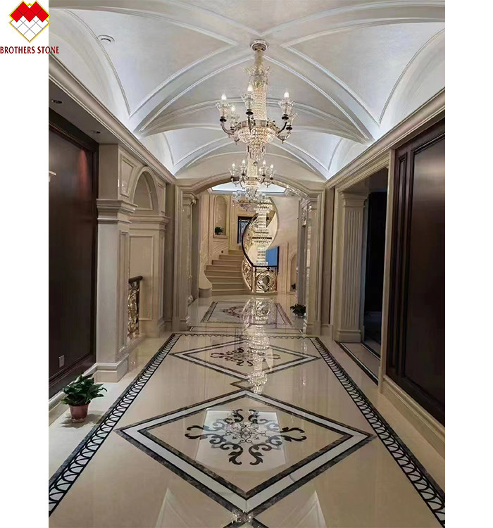 Niestandardowy medalion z marmurowym marmurowym odrzutowcem wodnym do nowoczesnej willi i hotelu
