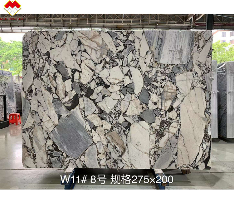 Szlifowane drzwi Border Design Wall Marble Elephant White Marble Slab z grubością 20 mm