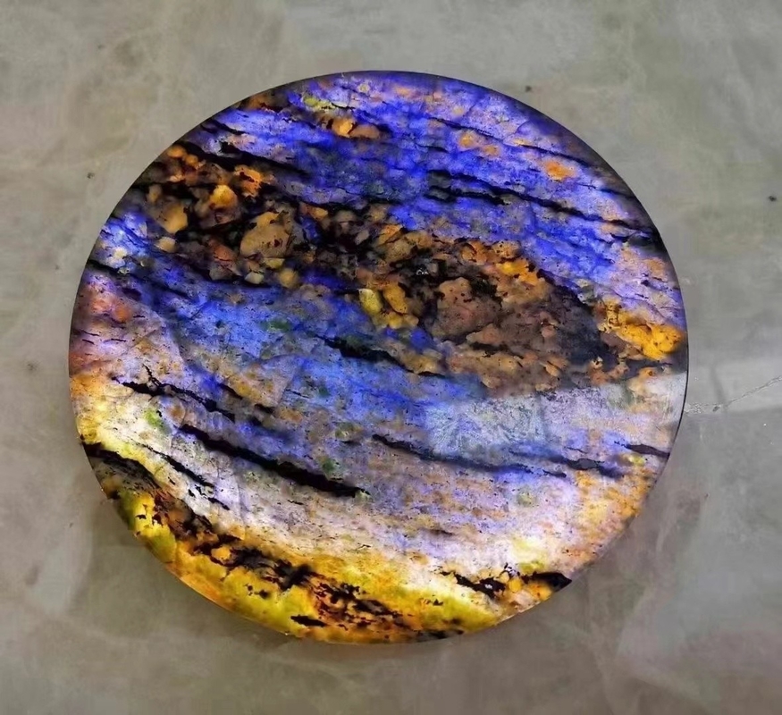 Nowoczesny design kubek do herbaty Naczynia stołowe z Lumi Stone Onyx Mat Backlit Onyx Marble Coasters