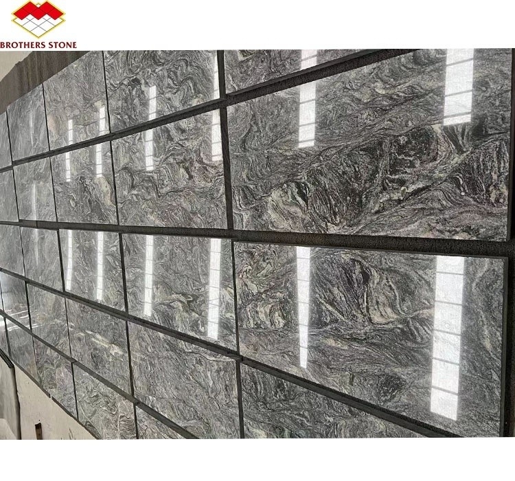 Natural Fantasy Dark Grey Granite Slab dla schodów i podłóg