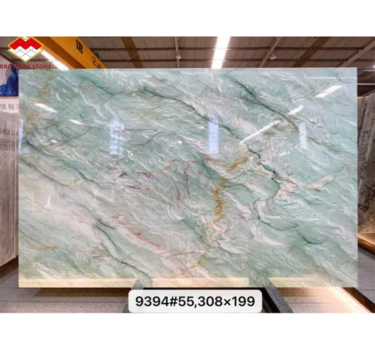 Polerowane Royal Green Quartzite Natural Green Gaya Marmur Wielkie płytki płytkowe dla podłogi hotelowej i dekoracja ścian dla stołu kawowego