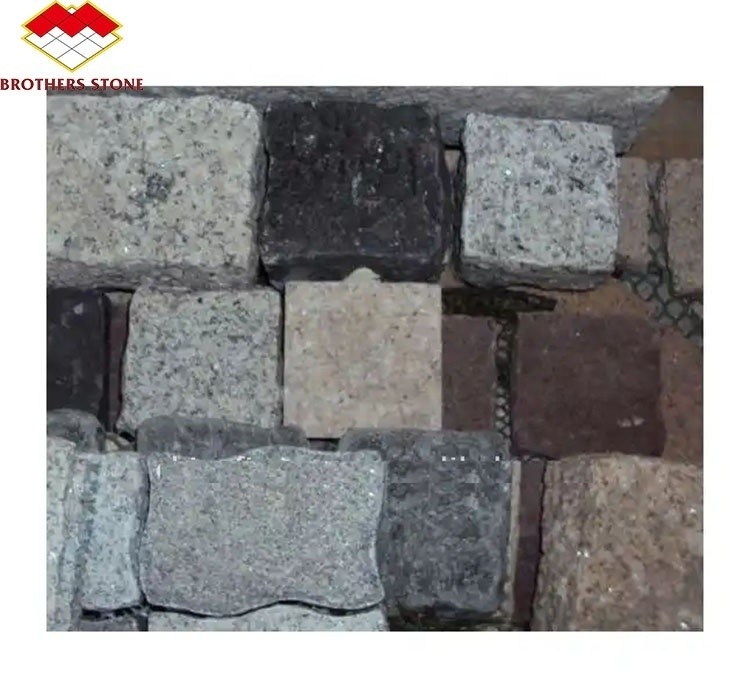 Zmodernizuj swój dom zewnętrzny przy użyciu ściętego na miarę szarego granitowego kostki kamienia 10x10x10